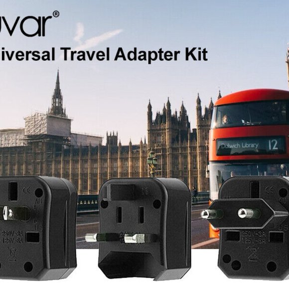 4-in-1 Universal Power Adapter Wall Charger Socket Travel Plug Converter - Picture 6 of 6